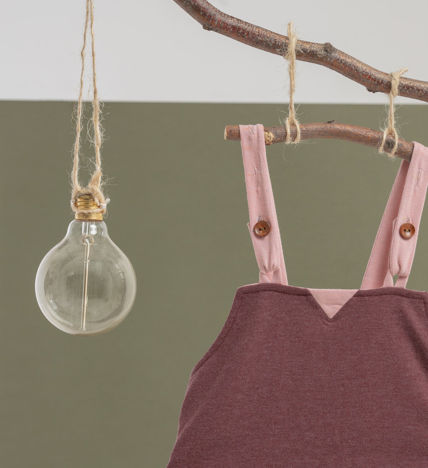 EVERFIT DUNGAREES.BURGUNDY