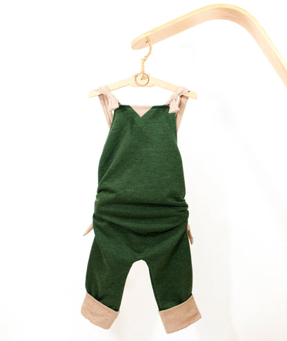 EVERFIT DUNGAREES.FOREST GREEN