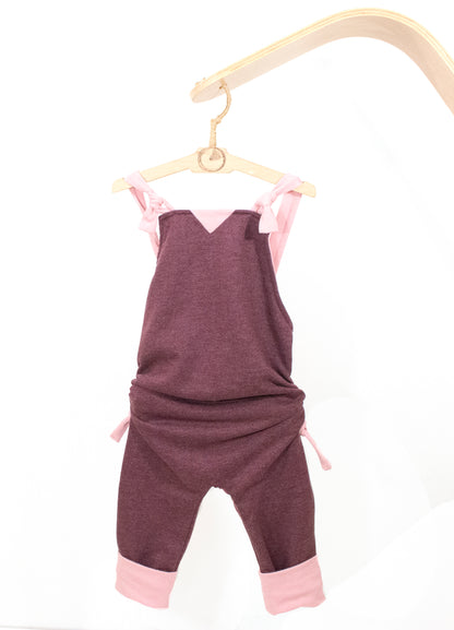 EVERFIT DUNGAREES.BURGUNDY