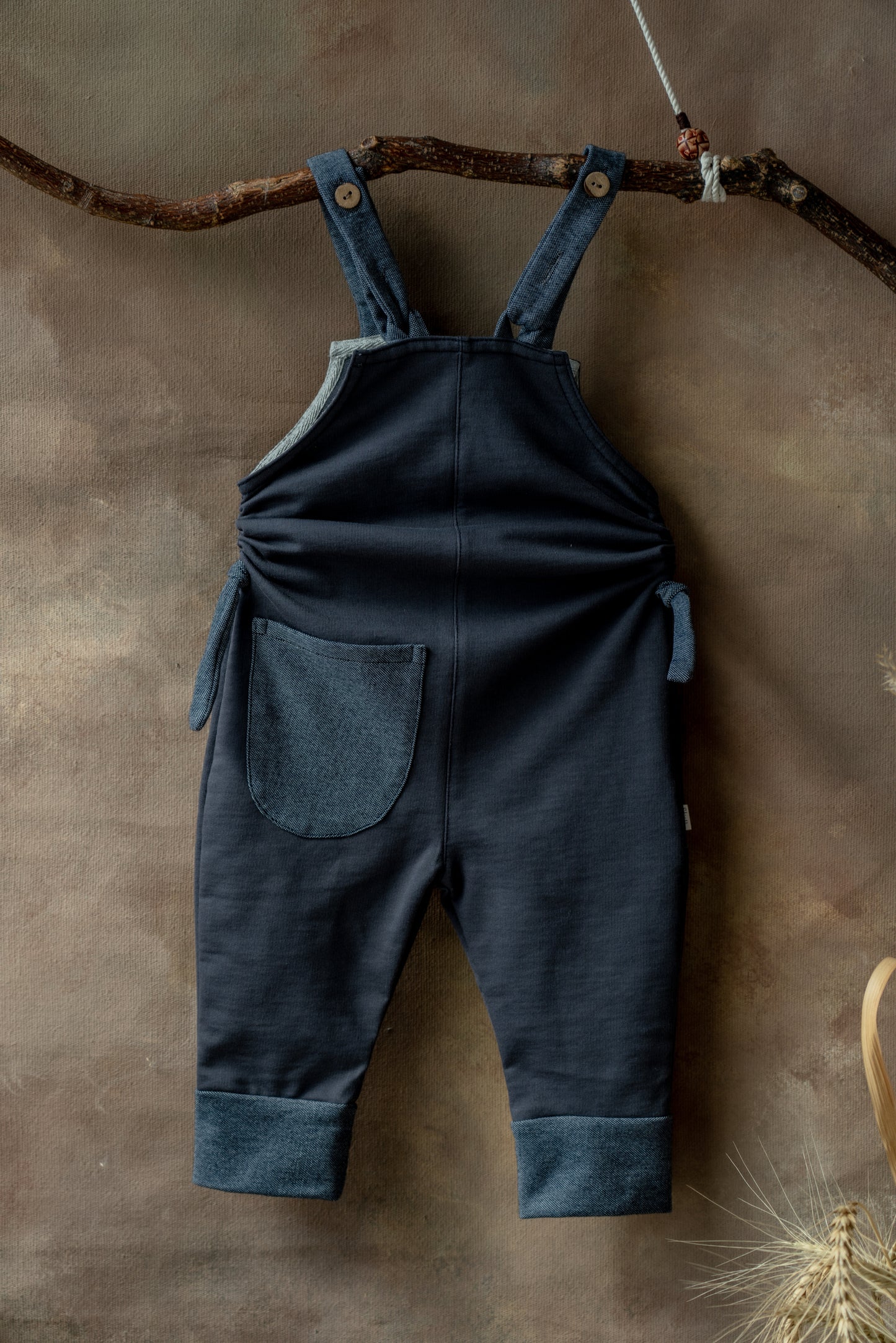 EVERFIT DUNGAREES.RAW ONYX