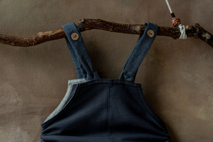 EVERFIT DUNGAREES.RAW ONYX