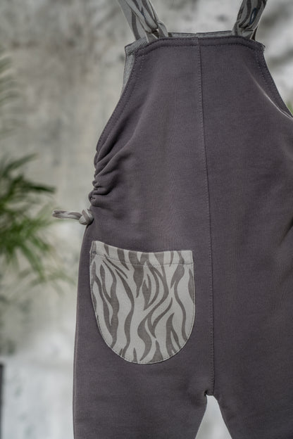 EVERFIT DUNGAREES.LAVA GREY