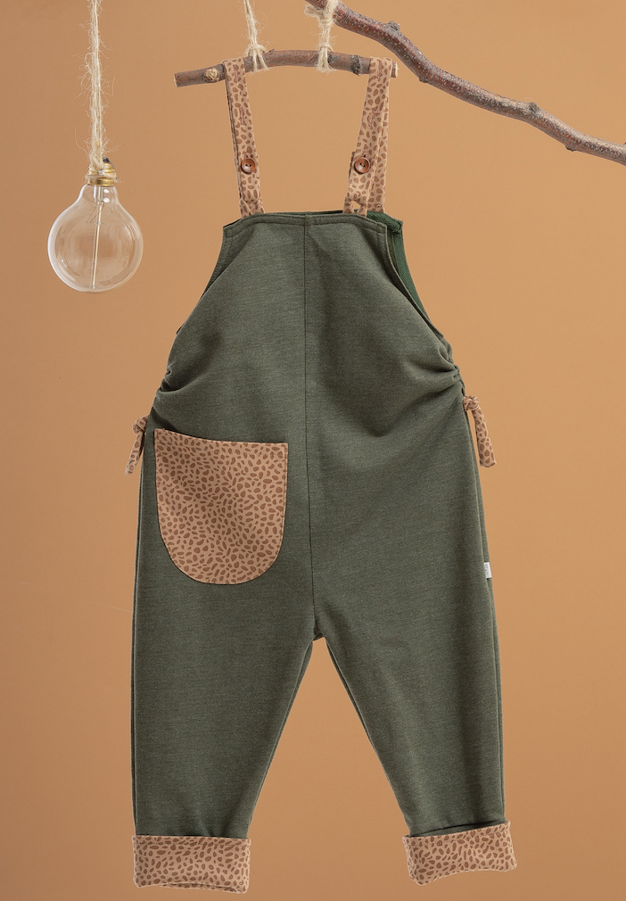 EVERFIT DUNGAREES.FOREST GREEN