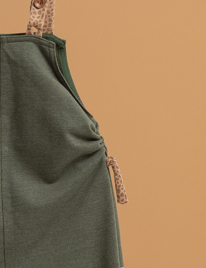 EVERFIT DUNGAREES.FOREST GREEN
