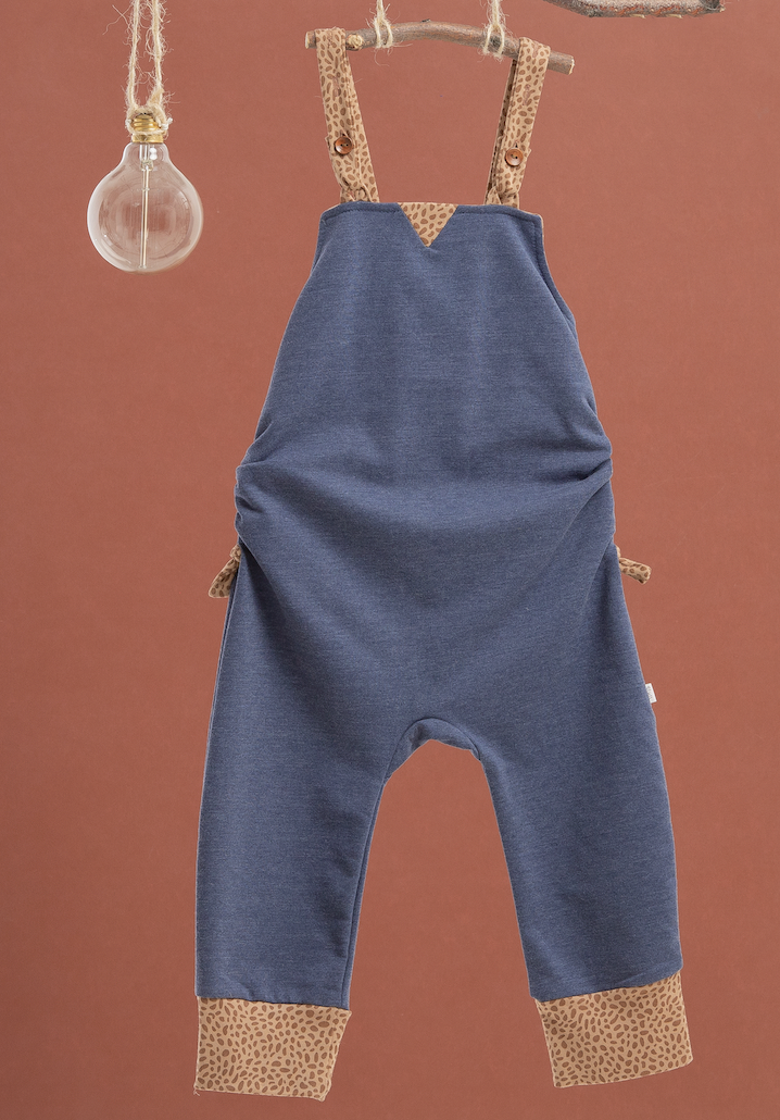EVERFIT DUNGAREES.ROYAL BLUE