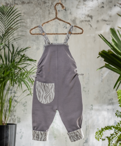 EVERFIT DUNGAREES.LAVA GREY