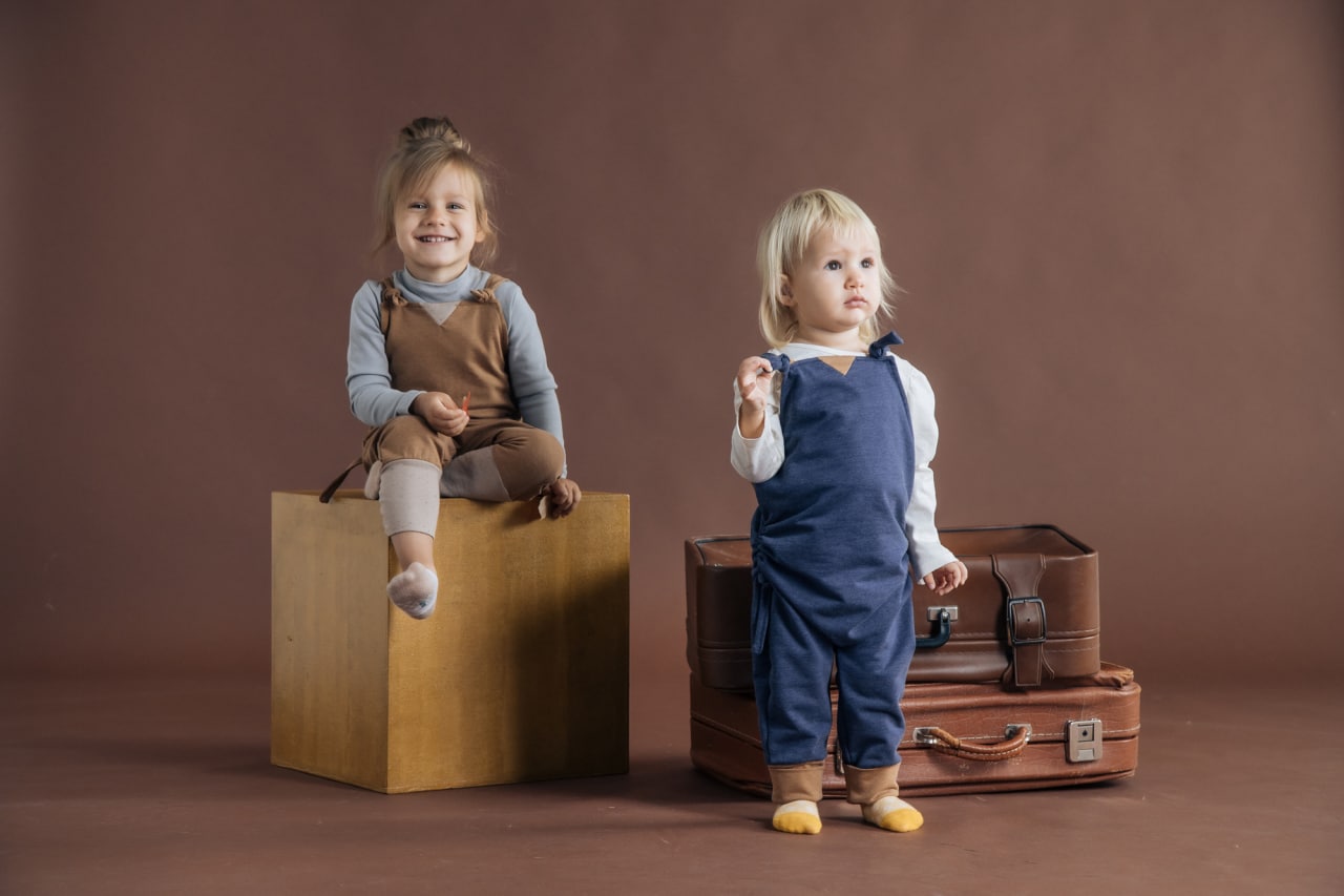 EVERFIT DUNGAREES.ROYAL BLUE