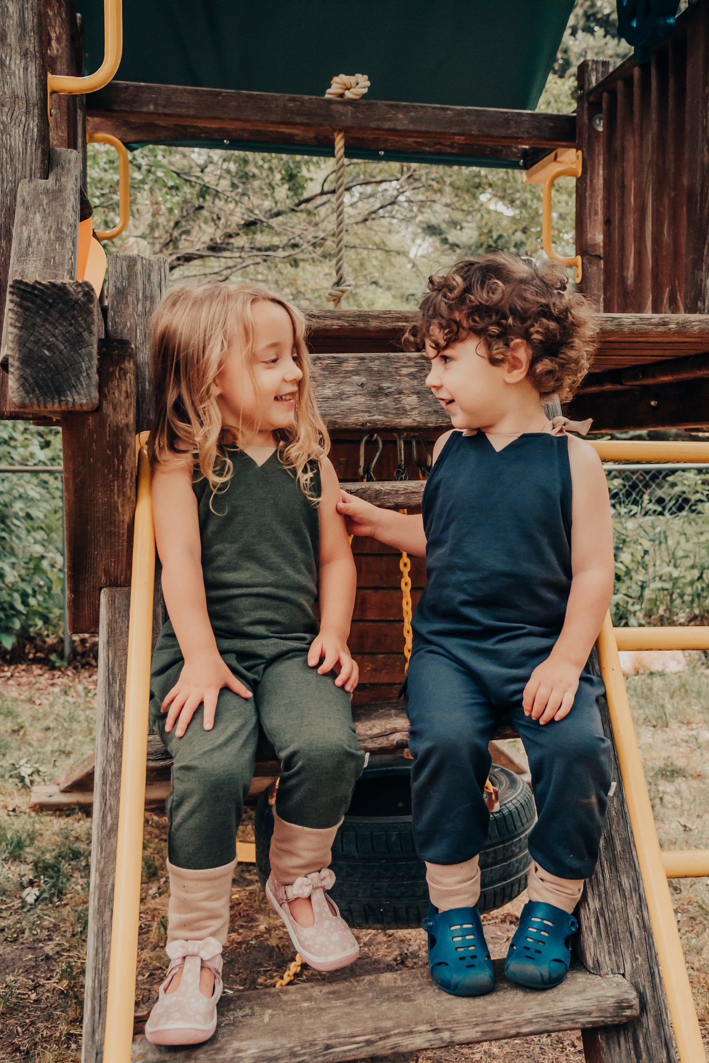 EVERFIT DUNGAREES.FOREST GREEN